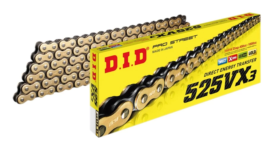 DID Chain Chains DID 525VX3 X-Ring Chain